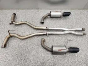 327-02333l Ford 2015-2017 Mustang Gt Roush Exhaust Muffler Axle Back With X-pipe Used V8