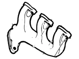 391845-s101 Ford 4 Pack 1987-1988 Genuine F-250 Left Side Exhaust Manifold Stud
