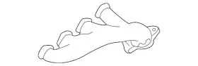 4w7z-9430-aa Ford Genuine Exhaust Manifold