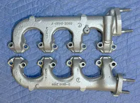 C6oe-9431-f Ford 9430f 289 Exhaust Manifolds C6oe-9430-f 1965 1966 Mustang With Hardware