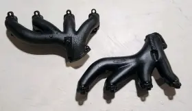 C0ae9431-b Ford Fe 352 390 406 427 Shorty Cast Iron Exhaust Headers Manifolds