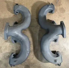 C2te-9430-b Ford Y-block Rams Horn Exhaust Manifolds