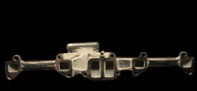 D3bz-9430-a Ford 68-73 Mustang 250 Inline 6 Cylinder Turbo Modified Chrome Exhaust Manifold