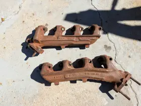 E0ae-9430-fc Ford 1980-1985 Mustang Capri 5.0 V8 Pair Exhaust Manifolds 302 Oem