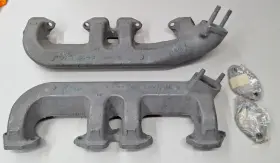 Ebj-9430-a Ford Ebj-9431-a 1955 Lincoln Y-block 341 V8 Exhaust Manifolds Oem Set