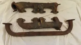 Ebu-9431 Ford Ebu-9430 Y Block Exhaust Manifolds And Crossover B C # 256 272 292