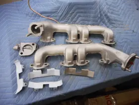 Ech9430a Ford Set 1955-59 Fairlane Thunderbird 292 312 Y Block Dual Exhaust Manifolds