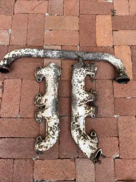 Ece-9431b Ford Motor Company 1955 1956 272 292 Lh Rh Exhaust Manifold And Crossover Pipe Ece9430b Ece9431b