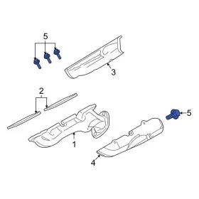 W707130s300 Ford Oe For Escape 2013-2019 Left Exhaust Manifold Bolt