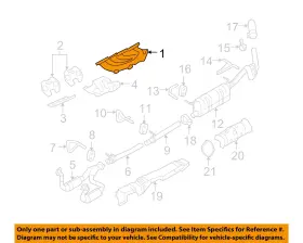 7c3z9431b Ford Oem 05-10 F-250 Super Duty Exhaust Components-manifold