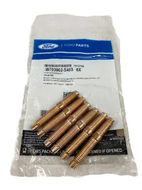 W703902-s403 Ford 6-pack Of Genuine Oem Exhaust Studs