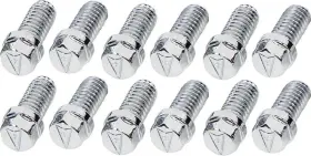 56461ca Gardner-westcott Small Block Header Bolts Chrome Arrowhead