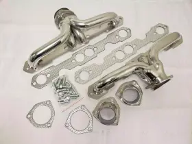Gh30-1092cer Gearhead Super Short Small Block Chevy Ceramic Coated Exhaust Headers Impala Vette Return