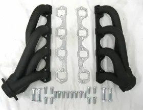 Gh316-1002blk Gearhead Small Block Ford 289 302 351w Windsor Black Street Rod Shorty Exhaust Headers
