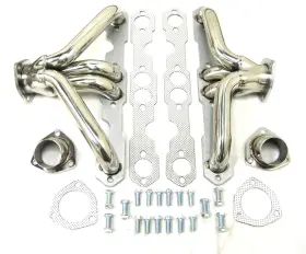 Gh316-1029ss Gearhead 1955-57 Small Block Chevy Stainless Steel Shorty Exhaust Headers Tri5 Sbc Return