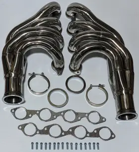 Eh037 Gearhead N-037 Big Block Chevy V-band Twin Turbo Stainless Steel Headers 427 454 396 502 Return