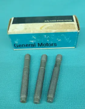 344996 General Motors 3 Nos 53-81 Exhaust Studs Stud Corvette Camaro Chevelle Gm Oem