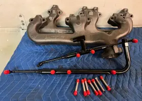 3942527 General Motors 1969 1970 Camaro Nova Monte Carlo Chevelle El Camino Exh Manifolds W Smog Tubes