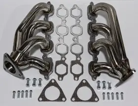 Eh-513 Gh Stainless Shorty Headers 2014-15 Chevy Gmc Pickup Suv Yukon Tahoe 5.3l 6.2l Lt