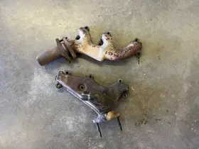 1259128 Gm 231 V6 G Body Monte Buick Chevy Exhaust Manifold Heat Shield Pair 3.8 L Rwd