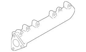 12708009 Gm Genuine Passenger Side Exhaust Manifold