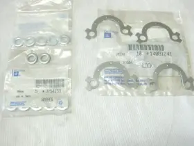 14081241 Gm Nos Chevy V-8 Small Block Exhaust Manifold Bolt Lock Set Washer