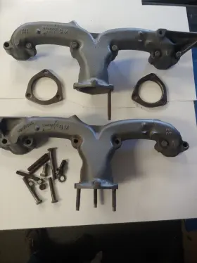 3797802 Gm 3846563 Corvette Exhaust Manifold Set - 2-1/2 Inch Hp