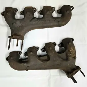 3856306 Gm Original 1965 Exhaust Manifolds For Big Block Chevy 396 Impala Biscayne Bel Air