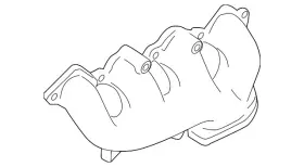 12611640 Gm Genuine Parts Driver Side Exhaust Manifold