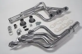 58156 Hedman Full Length Headers Silver Ceramic Coated