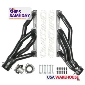 608600 Hedman 68600 Pair Of Fits 67-81 Sb Camaro Steel Black Performance Racing Parts
