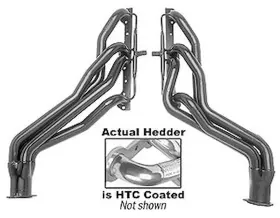 61446 Hedman Standard Duty Htc Coated Full-length Headers 1988-95 Gm C/k Series
