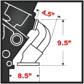 68523 Hedman Block Hugger Street Rod Headers Engineswap Forinstalling4.8/5.3/6.0