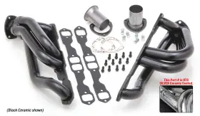 69566 Hedman Mid Length Headers Silver Ceramic Coated