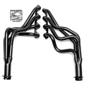 86207 Hedman Standard Duty Htc Coated Full-length Headers 1975-83 Ford E-100 Eco