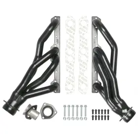 63608 Hedman Hedders Elite Ultra-duty Satin Black Ceramic Coated Mid Length Headers 1964
