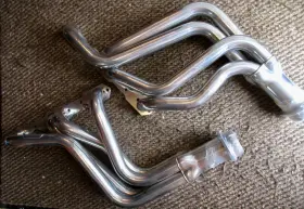 66104 Hedman Hedders Silver Ceramic Headers 1.75 Inch Tubes 70-81 Chevy Camaro Sbc 350 400 N
