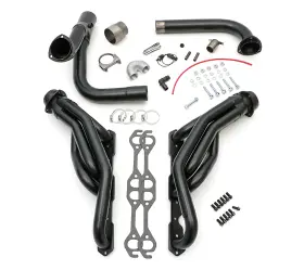 69473 Hedman Hedders Standard Black Maxx Headers 1-5/8 Inch Tube Dia Stock Coll Mid-length Design