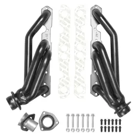 69526 Hedman Hedders - Standard Duty Mild Steel Htc Polished Silver