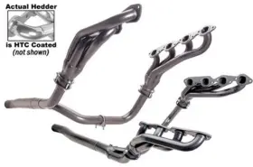 69576 Hedman Hedders Street Shorty Silver Ceramic Coated 1 3/4 Inch Primaries