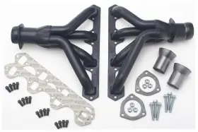88420 Hedman Hedders Uncoated 1-1/2 Inch Block Hugger Style Street Rod Headers For Sb F