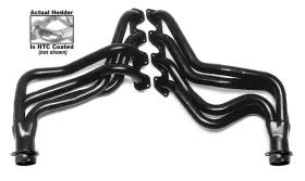 89216 Hedman Hedders Full Length Headers Silver Ceramic Coated