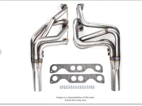 65040 Hedman Husler Hedders Headers Race Long Tube Steel Chevy Big Block New