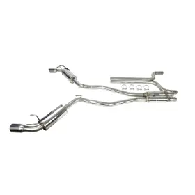 Tt4126 Helloautoparts For 2010-2015 Chevy Camaro 3.6l Stainless Tip Dual Muffler Exhaust System