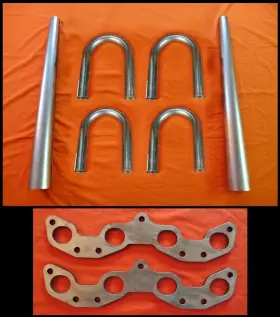 901-0085 Hells Gate Hot Rods Desoto Hemi Lake Pipe Header Kit 276-345 Headers Manifolds