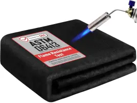 Hwp-wb-006 Hiwowsport Large 4ft X 6ft 6mm Welding Blanket Plumbing Shield Heat Slag Carbon Fiber Cloth