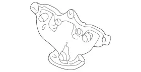 18000-p8a-a01 Honda Genuine Manifold Assembly Front Ex