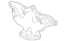 18000-p8e-a00 Honda Genuine Manifold Assembly Front Ex