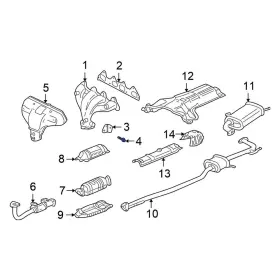 90010pe2900 Honda Oe For Accord 1998-2007 Exhaust Manifold Bolt