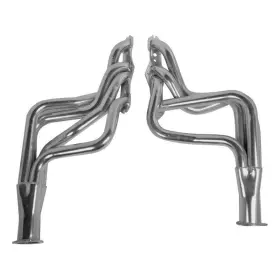 3902-1hkr Hooker - Competition Steel Silver Metallic Ceramic Coated Long Tube